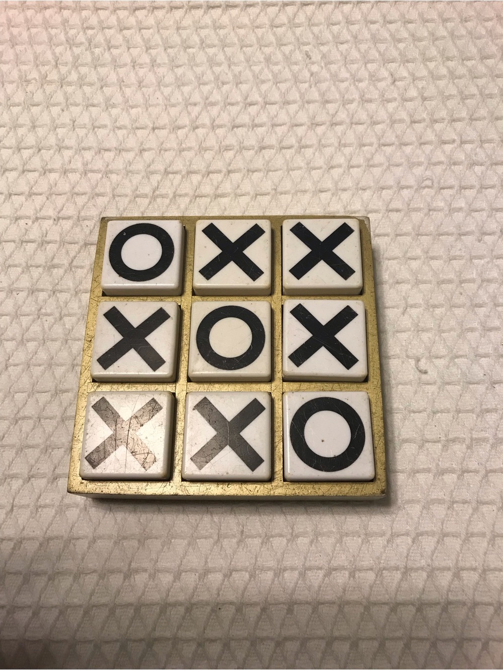 Target Tic-Tac-Toe Travel Game in White and Gold
